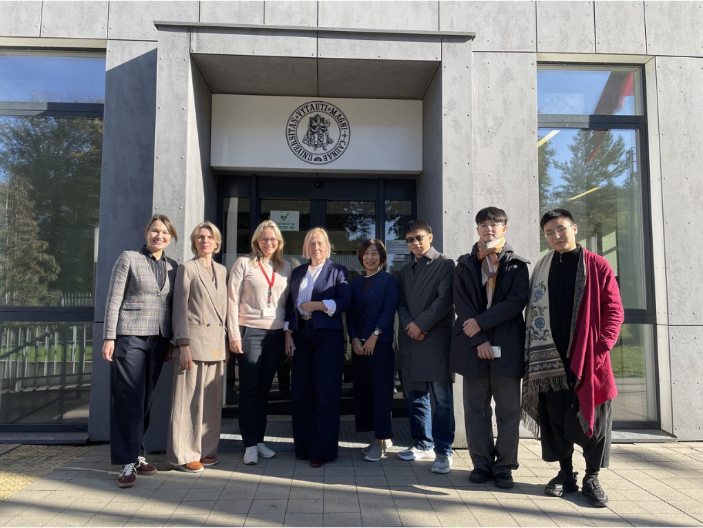 立陶宛考納斯理工大學社會科學院，台拉立（台灣、拉脫維亞、立陶宛）三國研究團隊合照